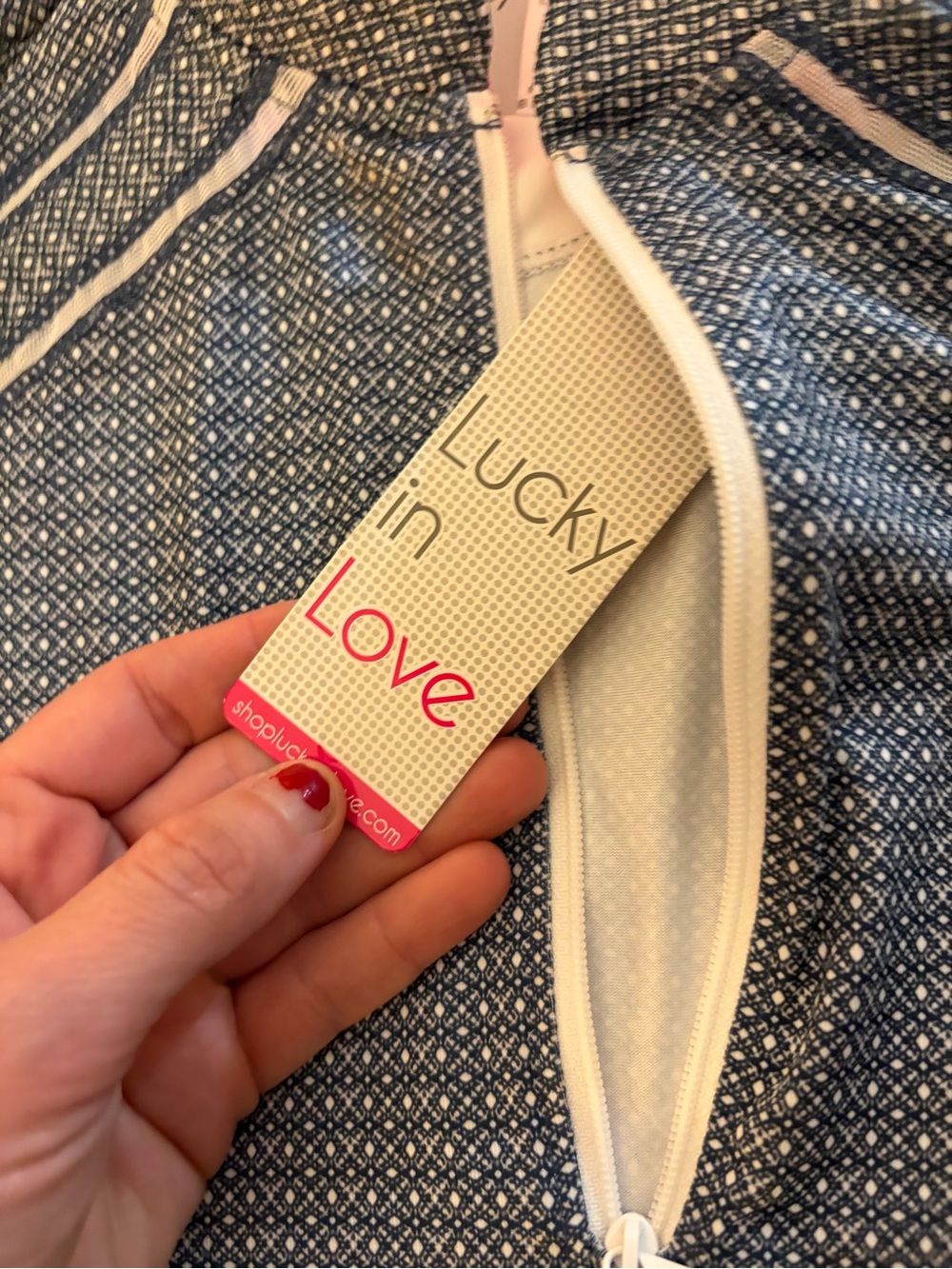 Lucky in Love NWT Women’s XS Quarter Zip Sleeveless Golf Top VaporTex Blue - Picture 2 of 4